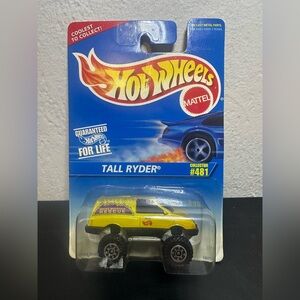 1995 Hot Wheels "Tall Ryder" #481 vehicle/ vintage hot wheels collectible